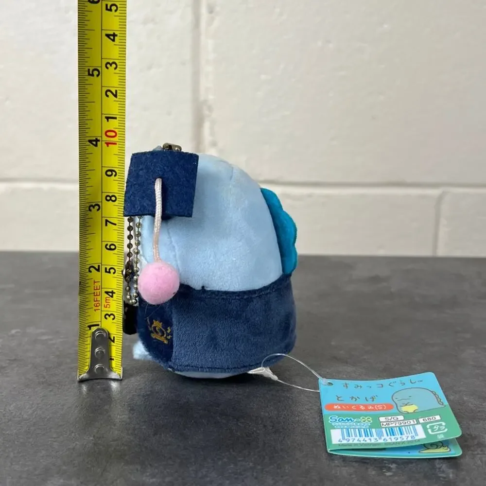 Sumikko Gurashi Graduation Cartoon Plush Doll Keychain NWT *Stians*